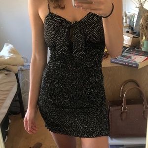 Lulus Emory Park Polka Dot Dress